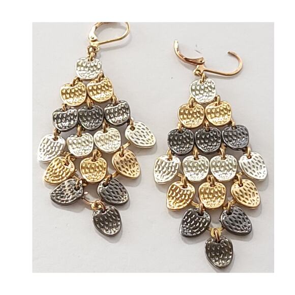 Multi-tone Chandelier Earrings - Picture 1 of 13